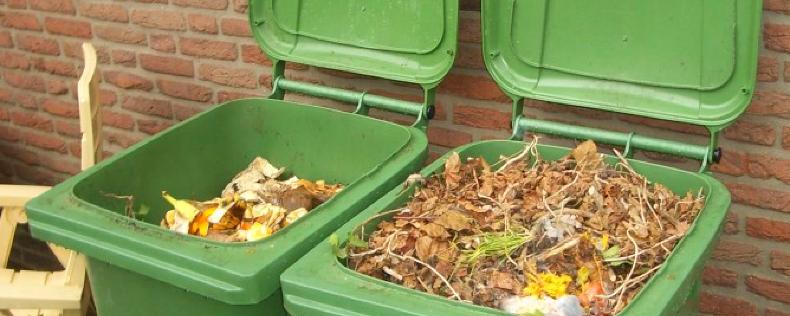 GFT Containers gevuld met GFT afval