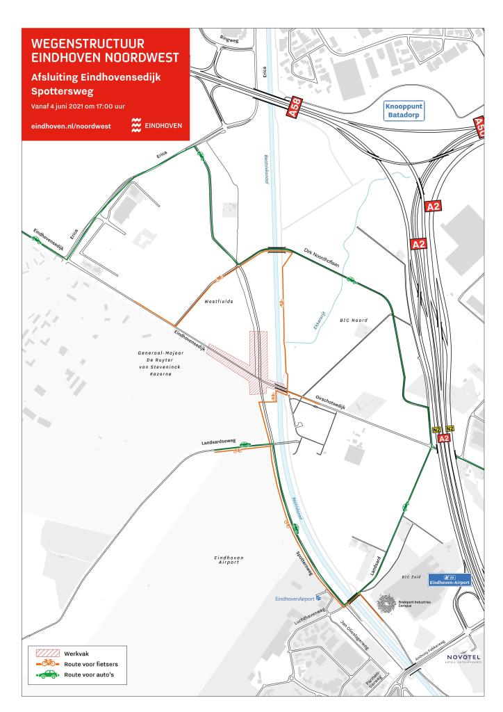 Omleidingsroute Eindhoven Noordwest